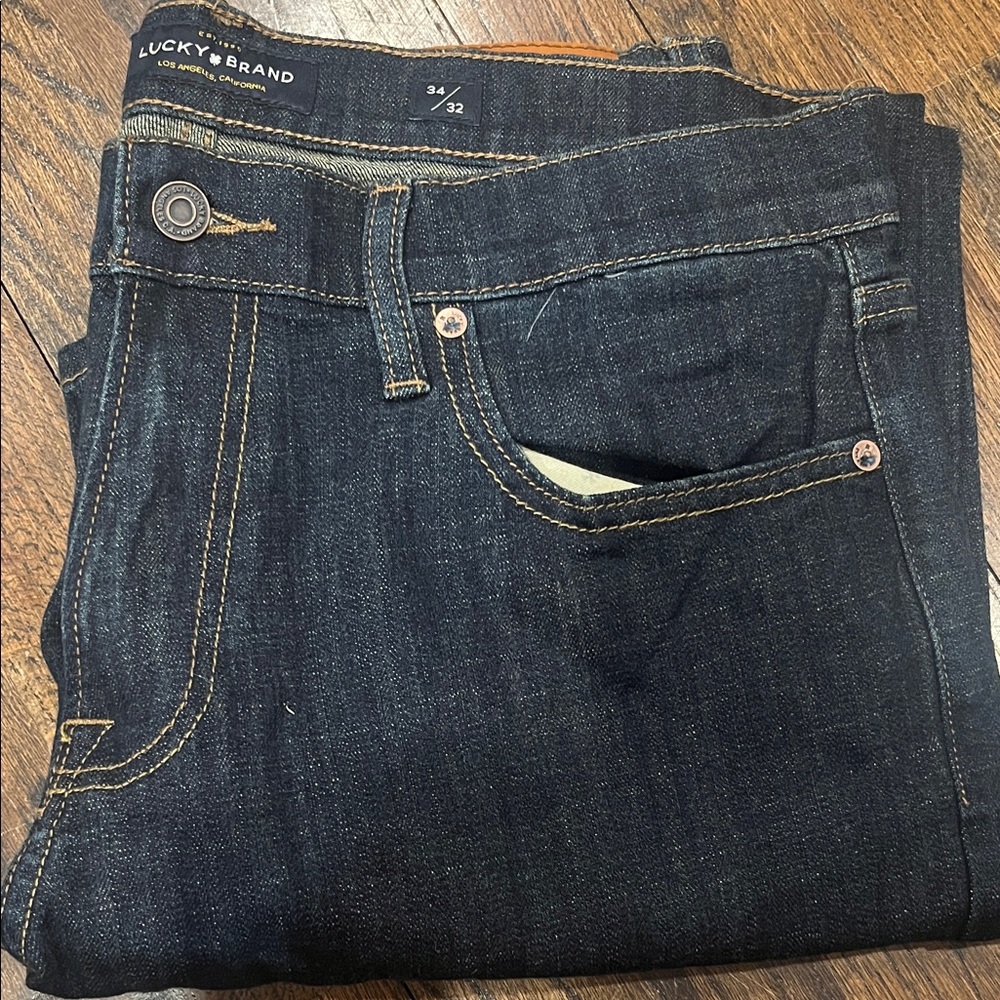 Lucky Brand Men's Indigo 221 Straight Jeans